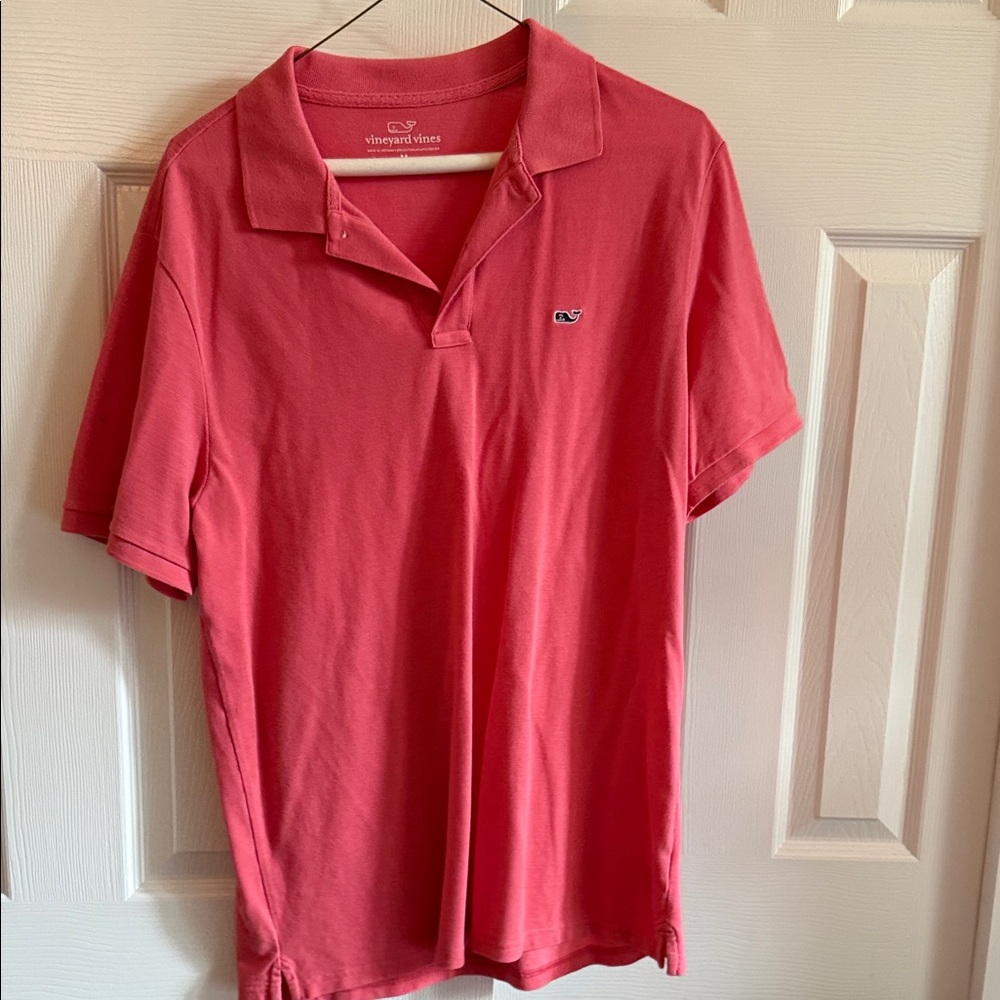 Vineyard Vines Men's Coral Polo Shirt